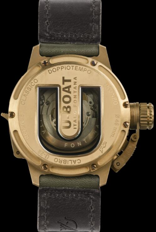 U-BOAT Classico DOPPIOTEMPO 46 BRONZO 9088 Replica Watch